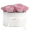 Rose Box Pink Round Infinity Roses - Flower Box 8