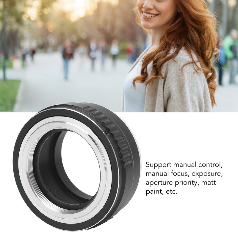 Lens Adapter Ring High Accuracy Manual Focusing Aluminum Alloy Lens