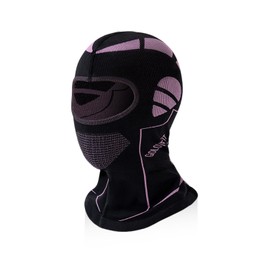 TYFGRT 1 x Bicycle Mask, Dust Mask, Cold Mask, Breathable Warm Mask, Multifunctional Mask, Suitable for Skiing, Mountaineering, Fishing, Black-purple