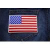 Ivamis American Flag Patch with White Borders- 5x3 inch -