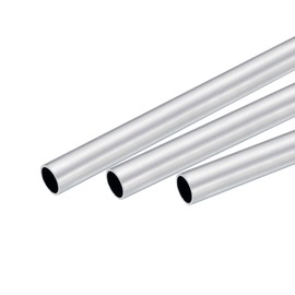 uxcell 6063 Aluminum Round Tube 14mm OD 12.4mm Inner Dia 300mm Length Pipe Tubing 3 Pcs