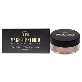 Make-Up Studio Gold Reflecting Powder Highlighter - Golden Pink for Women - 0.53 oz Highlighter