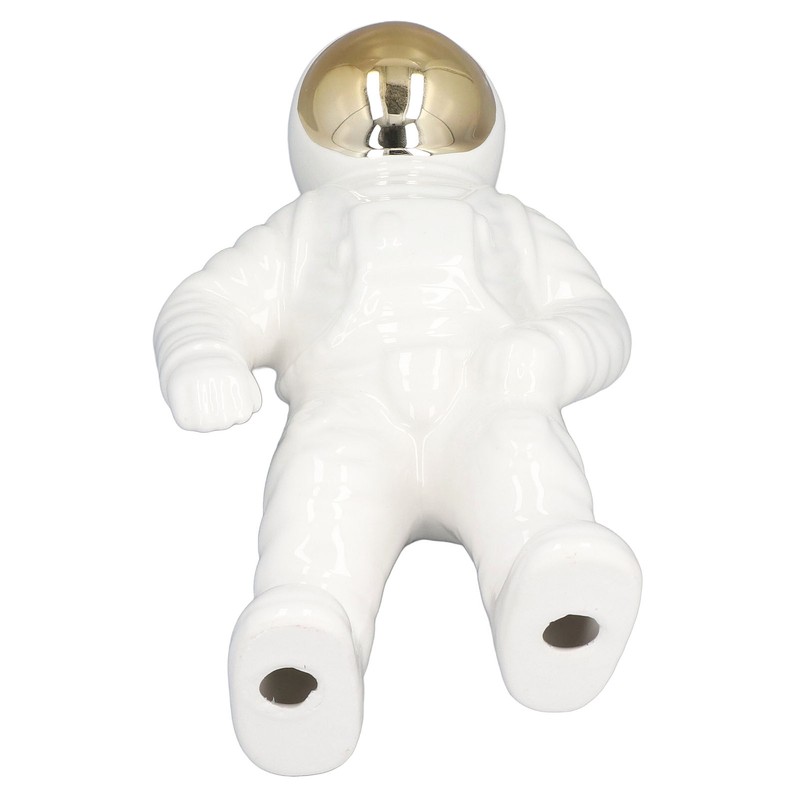 Ceramic Space Man Astronaut Figure Statue Modern Space Man Vase
