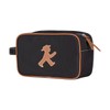 AMPELMANN Freshener Toiletry and Cosmetic Bag Black with Ampelmann, black