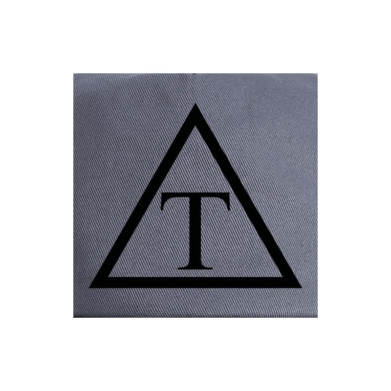 CafePress Triangle Icon Unique Adjustable Baseball Hat Gray