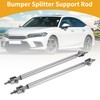 Partuto 2pcs 15cm/5.91in Car Splitter Support Rods Adjustable Front Rear