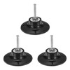 sourcing map 3Pcs 3" Disc Pad Holder Quick Change Discs