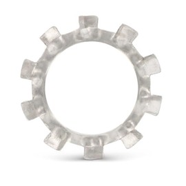 M2 bis M30 Einzelne Premium Zahnscheiben aus V2A, außen gezackte Sicherungsscheibe Edelstahl (10 Stück, M3)