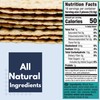 Snacktery Everything Flatbread Crackers - All Natural Thin Crackers in