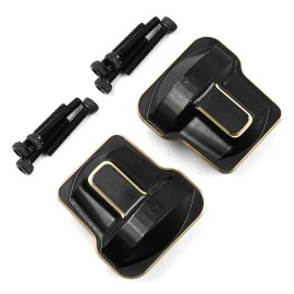 For Traxxas Brass Alloy Differential Covers (2) 9g Each for Traxxas 1/18 TRX-4M Crawler