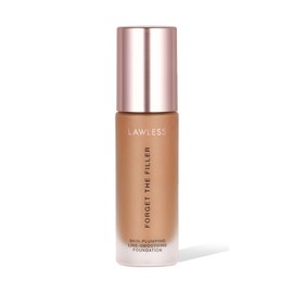 LAWLESS Women's Forget the Filler Skin-Plumping Line-Smoothing Foundation, 17T, tan with neutral-warm undertones, 1.0 Ounce