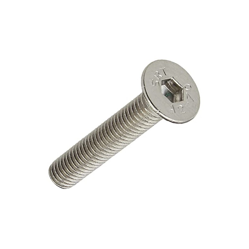 AHCA2 Stainless Steel Socket Countersunk Screw Allen Key Bolts M6