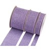 Ribbonitlux Lt. Purple Burlap Wired Ribbon, 2 inch x 20