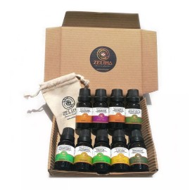 Zeliha Kit Esenciales: 9 Aceites Eseniales Zeliha 100% Puros 15ml