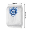 ZDNT 4 Pack Vacuum Dust Bag,Hoover Bags for Vacuum Bags,3D