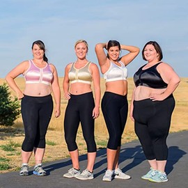 we fleece 3 Pack Plus Size Capri Leggings for Women -Stretchy X-Large-4X Tummy Control High Waist Spandex Workout Yoga Pants