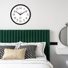 HIPPIH 2 Pack Silent Wall Clock, 10 Inch Non Ticking
