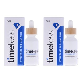 Timeless Hyaluronic Acid 100 Percent Pure Serum Serum Unisex 1 oz Pack of 2