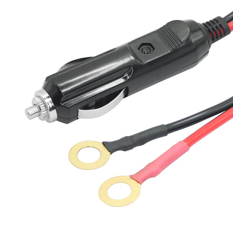 12V Cig Lighter to O-Ring Terminal Heavy Duty Auto Power