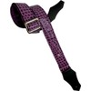 GET'M GET'M Aussie Gator Passion Orchid 2 Inch Guitar Strap