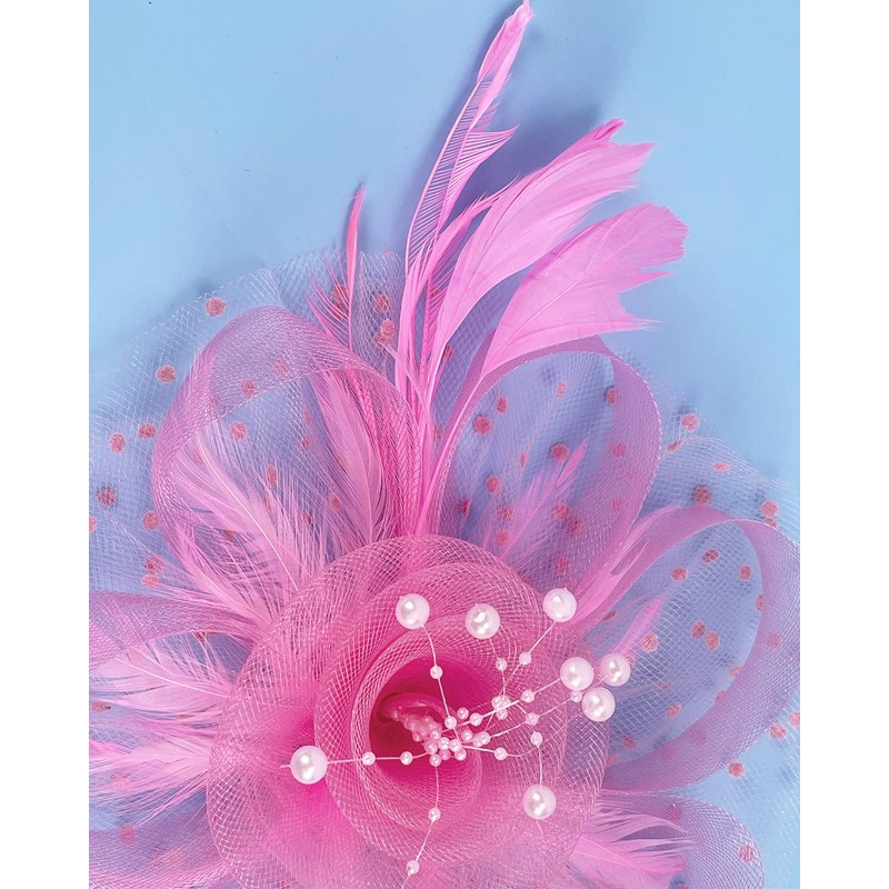 Bnsikun Girls Tea Party Fascinators Hats Lace Gloves Pearl Necklace
