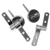 MSV 140335 Stainless-Steel Hinges for MDF / Stainless-Steel Toilet Set