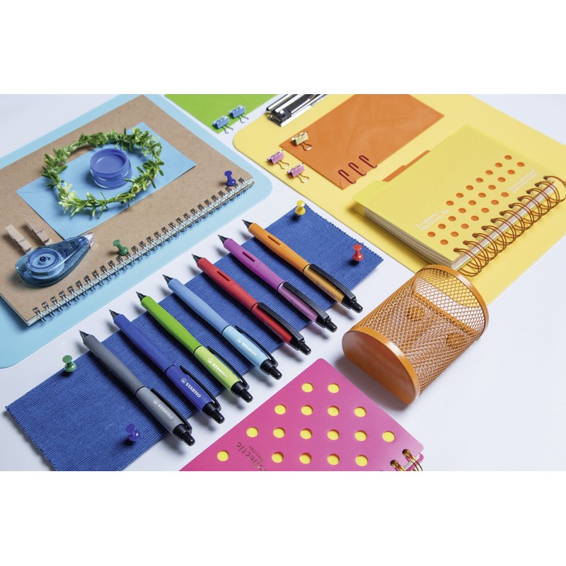Retractable Rollerball Pen - STABILO PALETTE - Pack of 1