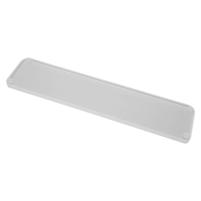 Keyboard Wrist Rest 0.4 to 0.6in Slope Ergonomic Clear Acrylic