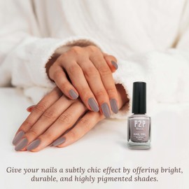P2P Nails Vegan Neutral Nail Gel Polish - Natural Shine Scratch Free - Quick Dry - Smooth Texture in Vibrant Colors - Long Lasting Nail Art Gel Polish for all Stylish Women (Neutral Vibes)