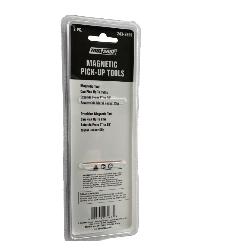 Tool Shop MAGNETIC PICKUP TOOLS 15LB, 30" EXTENDED & 2LB,
