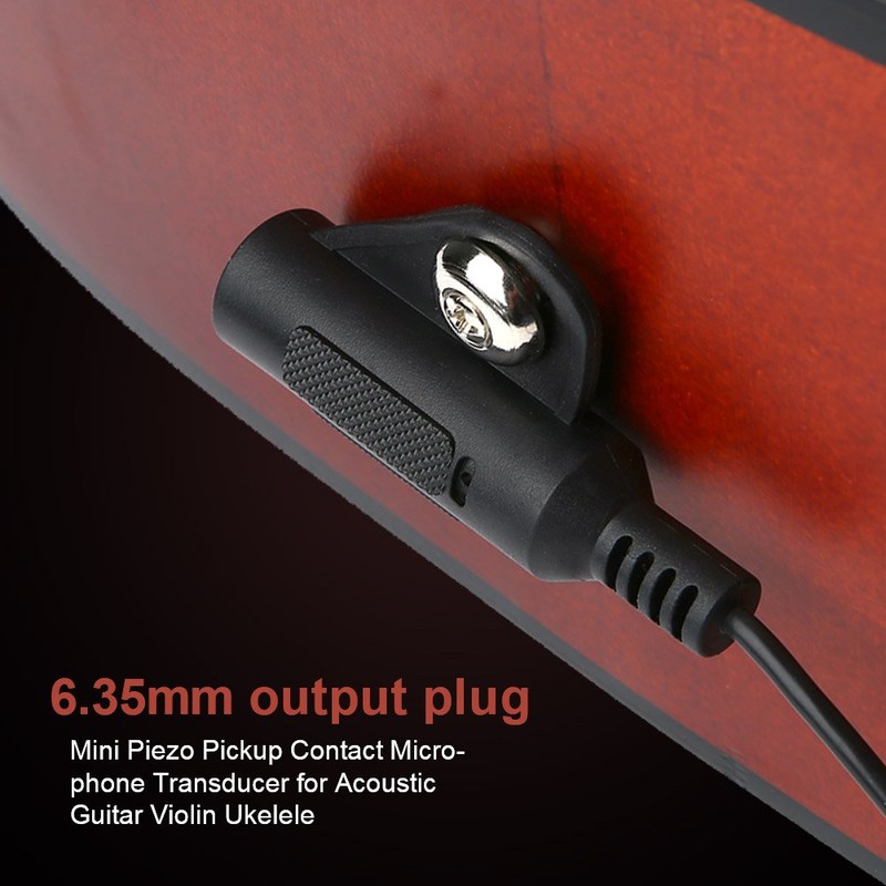 Piezo Microphone Transducer AD35 Mini Piezo Pickup Contact Microphone Transducer