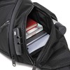 Cali Crusher Sling - 100% Smell Proof/Convertible Shoulder Pack (Black/Blue)