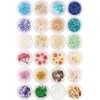 Princess-style Nail Parts, Small, Resin Parts, Enclosed Parts, Blue, Pink,