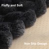 Aucrovee Soft Plush Faux Fur Couch Cover, Fluffy Non Slip