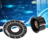 5pcs 6mm Potentiometer Knobs Potentiometer Knob with Digital Dial Scale