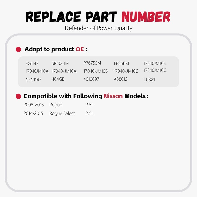 P76755M/Fuel pump Assembly/Compatible with Nissan Rogue 2.5L 2008-2013,Select 2.5L 2014-2015