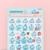 Sun-Star Stationery S8815097 Hanguyodon Sanrio Characters Goods, Bonbonbonbon Drop Sticker,