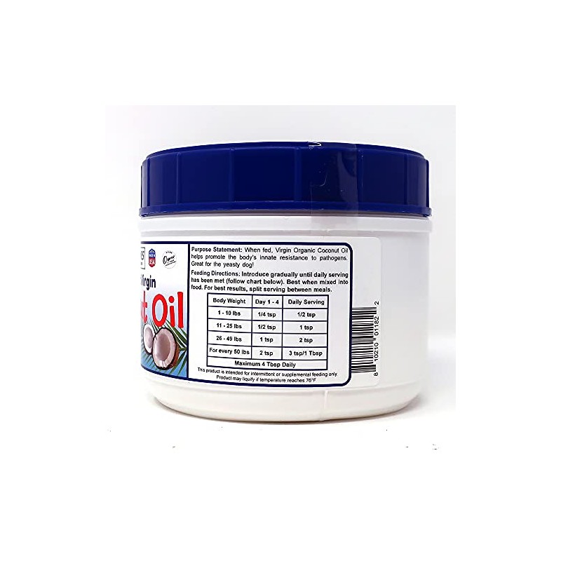 Organic Extra Virgin Coconut Oil 1 Pound helps with supporting