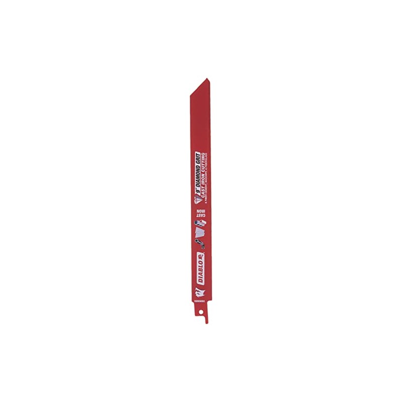Diablo 9" Diamond Grit Reciprocating Saw Blade, Cuts Cast Iron,