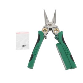 Gugxiom 8 in 1 Wire Stripper, Multifunctional Wire Stripper with Electricity Measurement Function, Electrical Tools for Cutting and Pulling Wires, Professional Cable Stripper