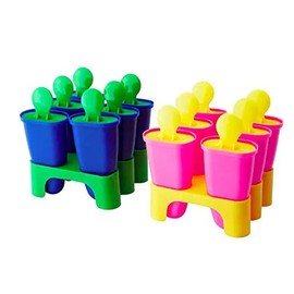 Ikea CHOSIGT Ice Lolly/Popsicle Maker Mold Assorted Colours - 2 Sets