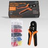 Ghrytonm Ferrule Crimping Tool Kit, AWG 10-4 Self-adjustable Ratchet Wire