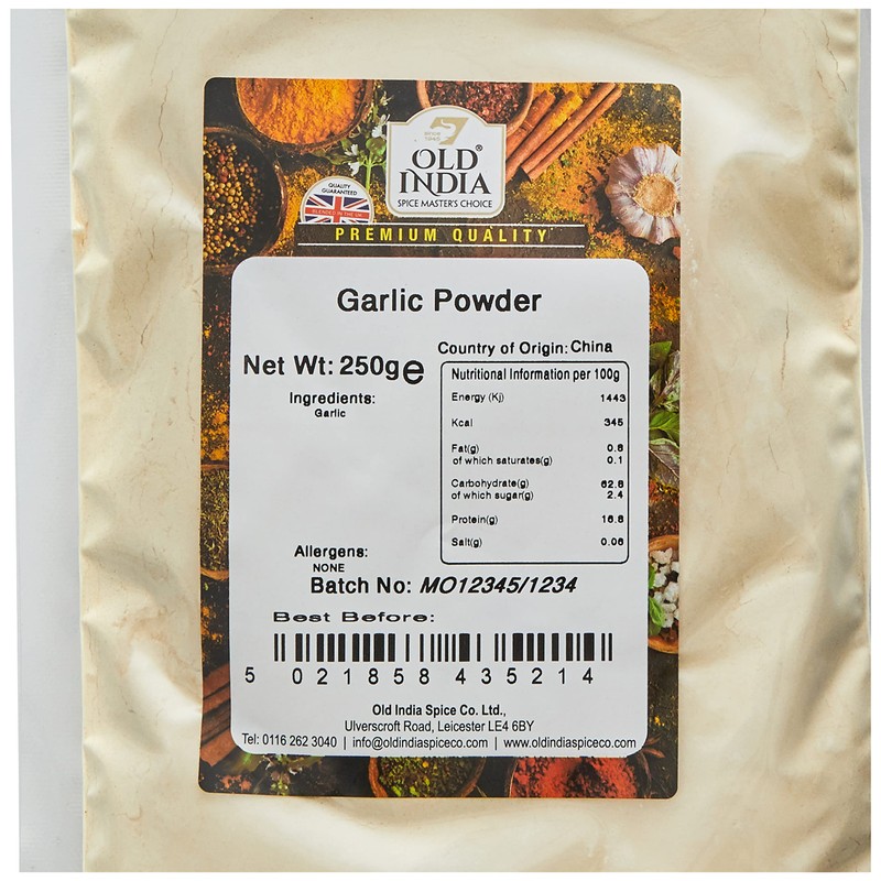 Old India Garlic Powder 250g