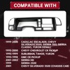 HECASA Double Din Dash Panel Kit Compatible with 1995-2002 GMC