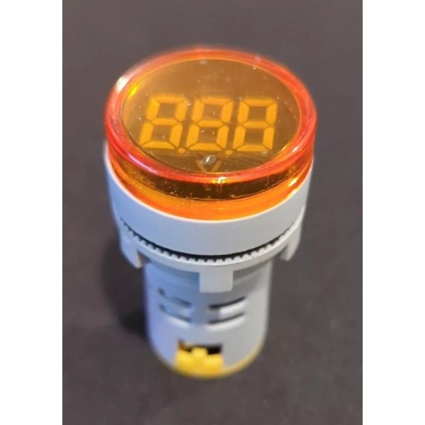 Digital LED Digital Panel Light AD16-22DSV Orange Light (Qty 1)