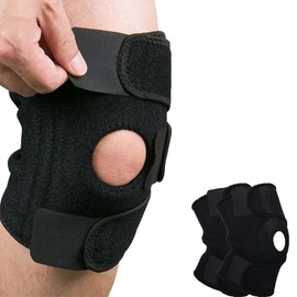 Lumbor37 Rodilleras Transpirables, 2 Piezas Protector de Rodillera, Ajustable Soporte de Rodilla para Deportes al Aire Libre, Correr, Gimnasio, Baloncesto, Tiro