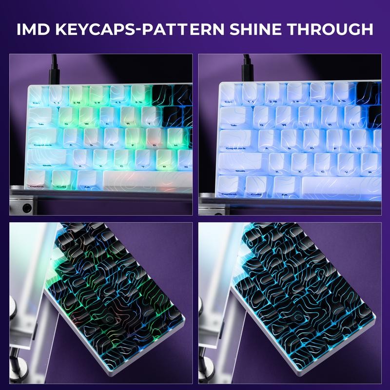 XVX HE68 Pro Rapid Trigger Gaming Hall Effect Keyboard Gateron