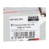 Bahco 400003020 Lochstanzen-Set, 11-teilig, 3-20 mm Wechselbar