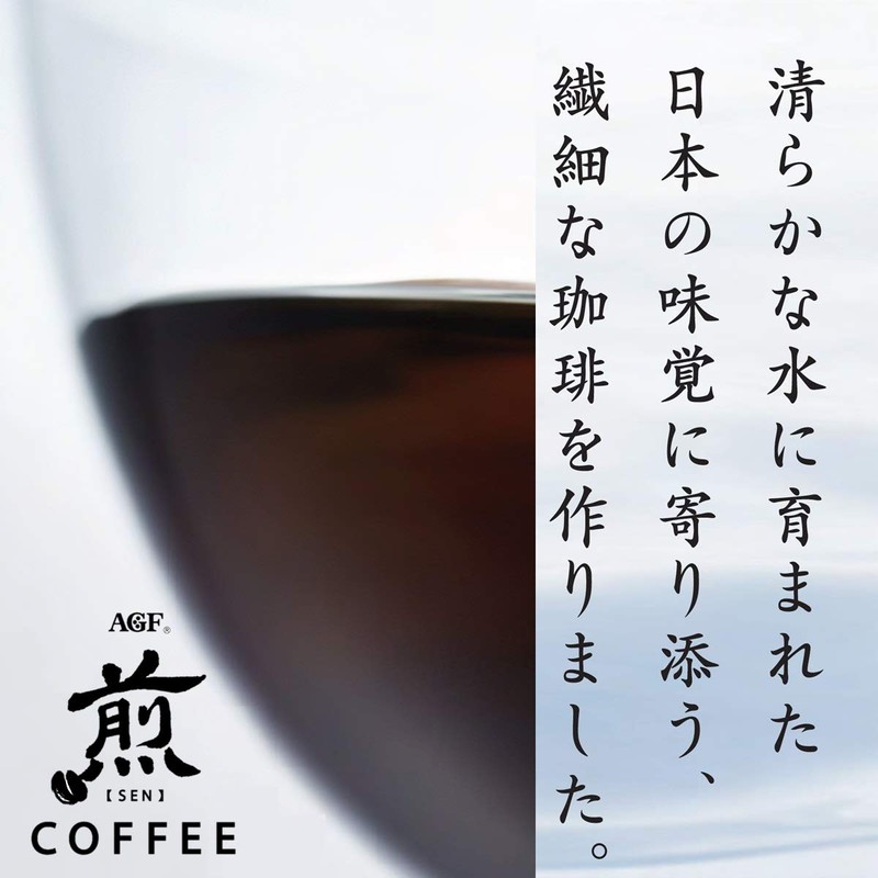 AGF Roasted Regular Coffee Beans, Thick, Deep, 7.1 oz (200