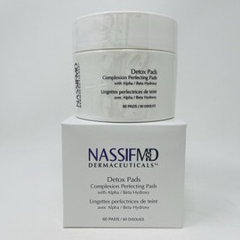 NassifMD Dermaceuticals Nassif MD Detox Pads 60 Ct Complexion Perfecting Alpha/Beta Hydroxy NIB Sealed